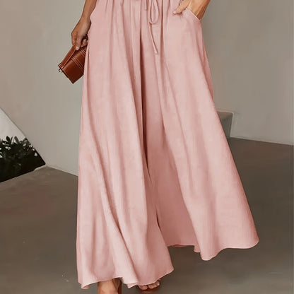 Corae™ ハイウエストワイドレッグパンツ