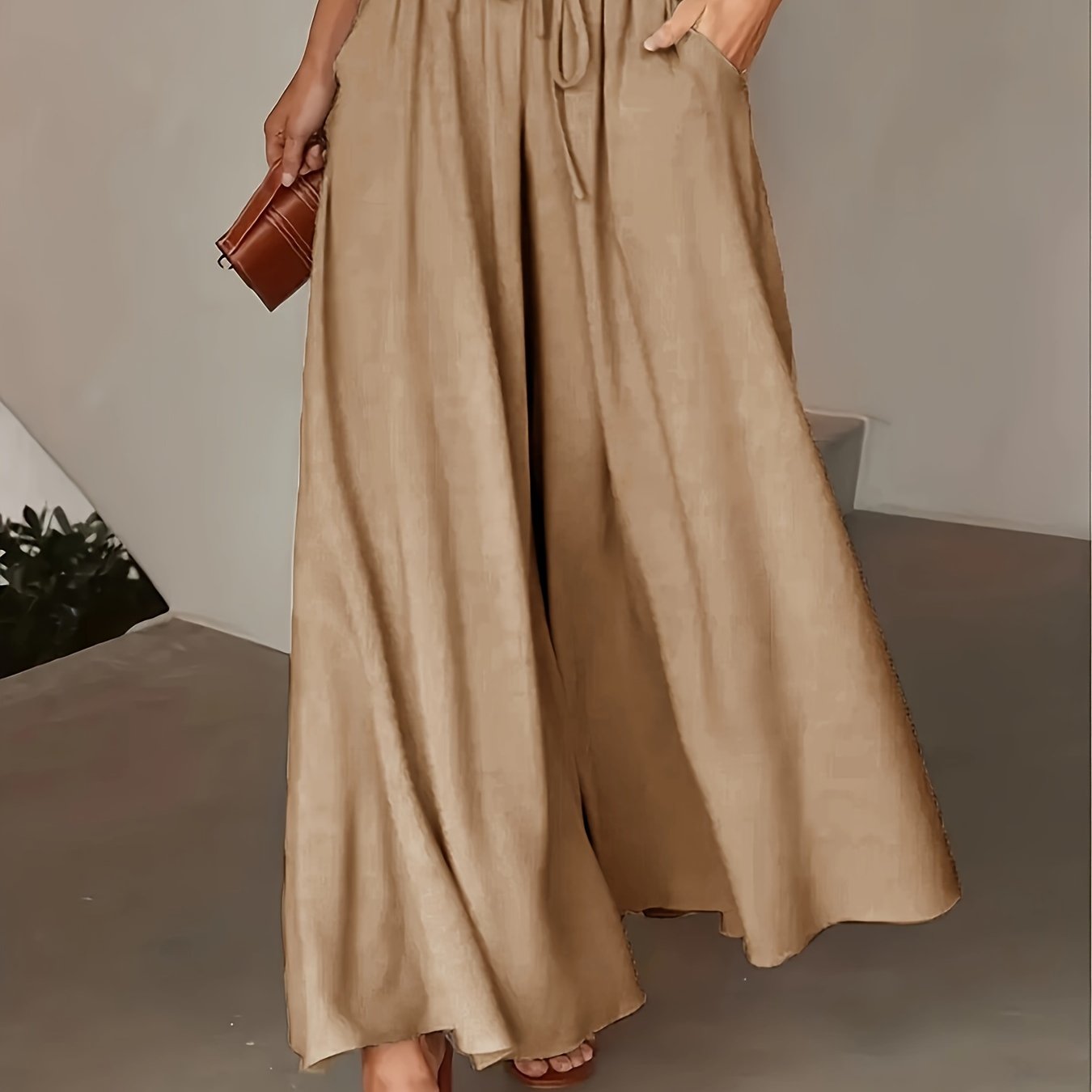 Corae™ ハイウエストワイドレッグパンツ