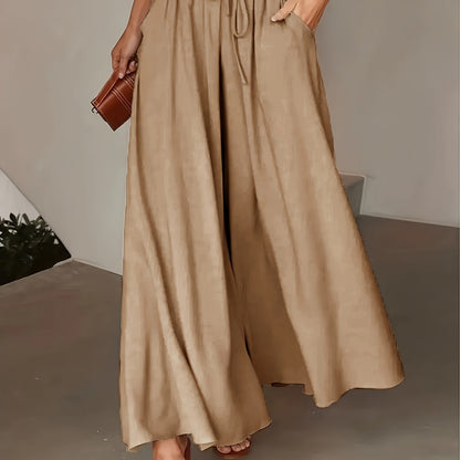 Corae™ ハイウエストワイドレッグパンツ
