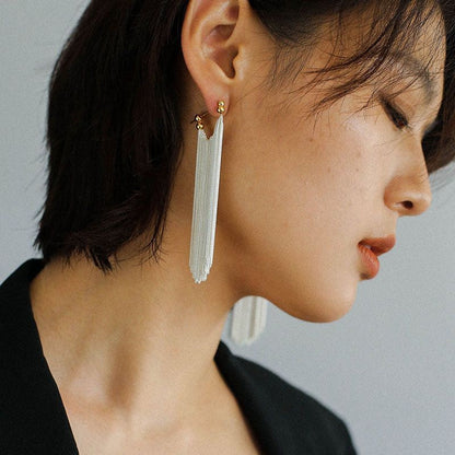 Ursa™ フリンジの滝の形をしたピアス、ネックレス、ブレスレット