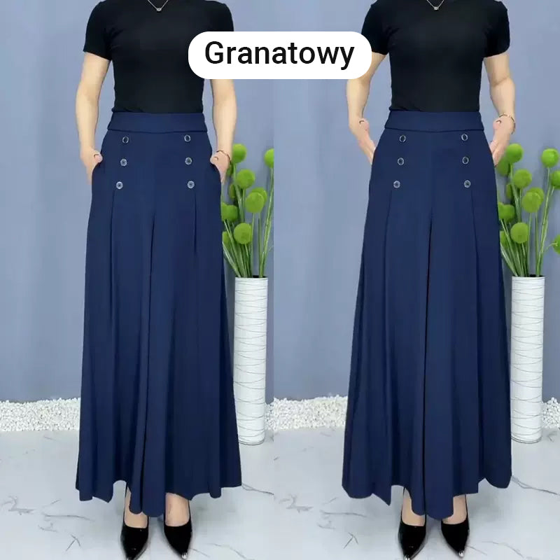 Nell™ ワイドレッグプリーツパンツ