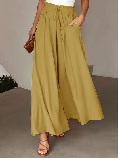 Corae™ ハイウエストワイドレッグパンツ