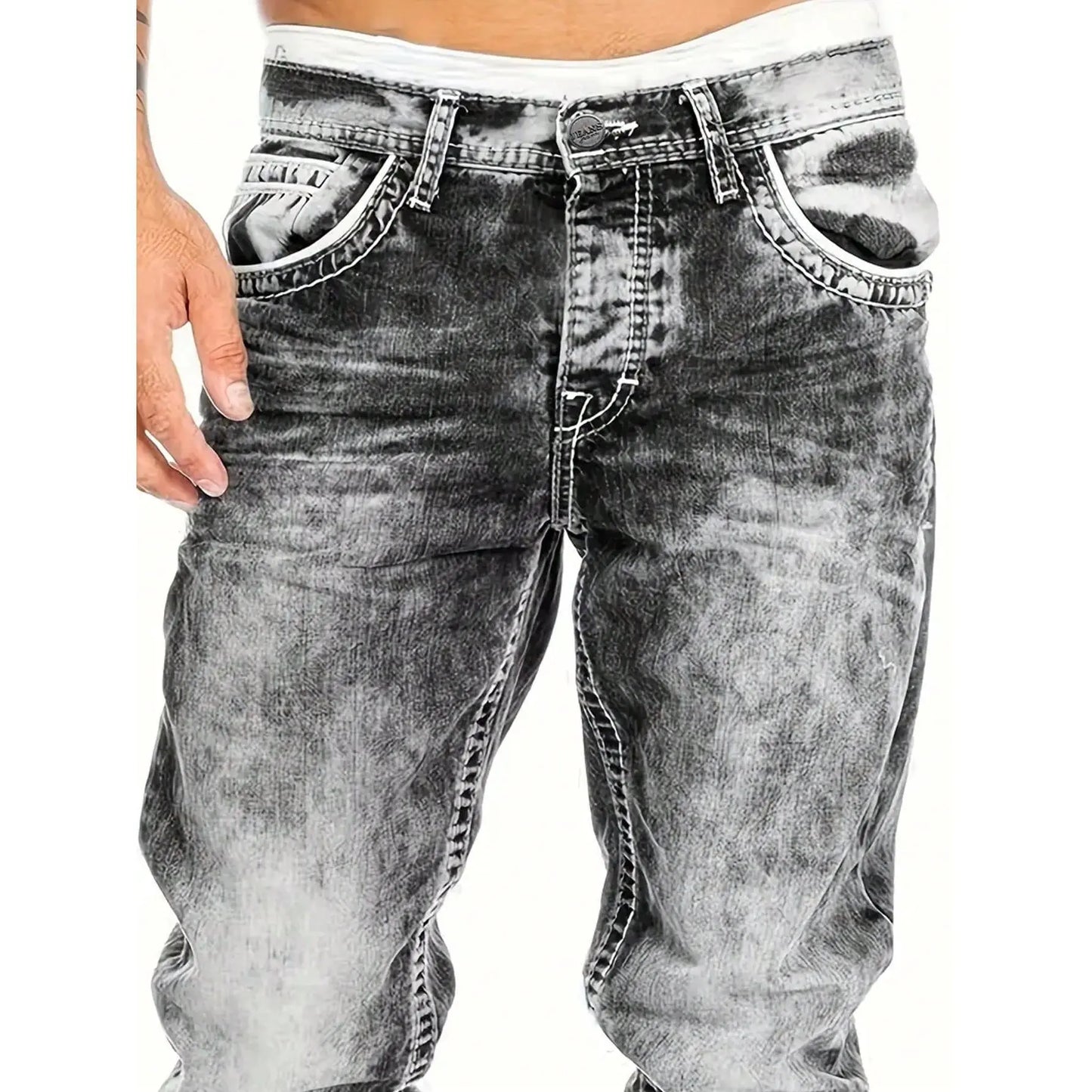 Dean™ エモスタイル メンズ サマー ストレッチ ジーンズ